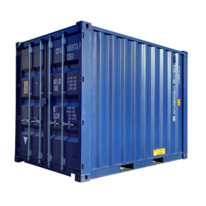 Eerste reis 10ft zeecontainer standaard