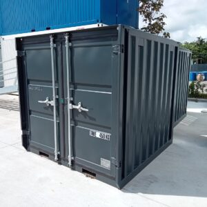 nieuwe 6ft opslagcontainer antraciet uit voorraad leverbaar