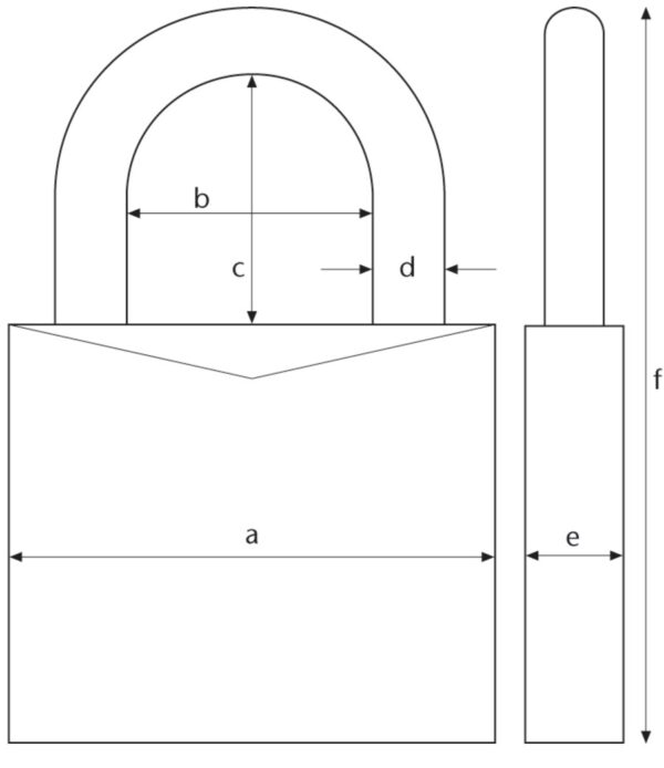 Abus® 70IB/45 Aqua Safe hangslot - Afbeelding 3