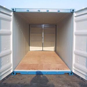 Eerste reis 20ft double door zeecontainer