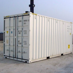 Eerste reis 20ft high cube zeecontainer