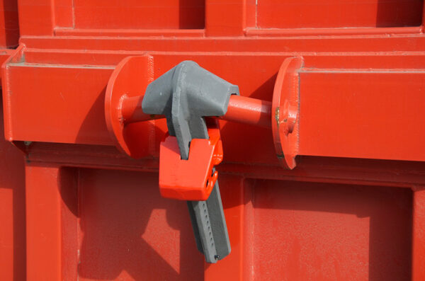 Robuust MI Skiplock Protec2 haakarm slot met Assa Abloy cilinder voor containerbeveiliging