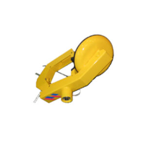 Double Lock Buffalo Red SCM wielslot, geschikt voor auto’s, caravans en aanhangwagens met velgen van 10” t/m 15”.