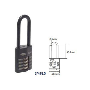 Squire® CP40/2.5 Cijferhangslot