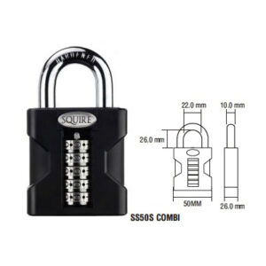 Squire® Stronghold SS50S cijferhangslot