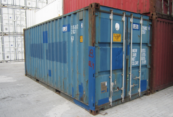Tweedehands 20ft zeecontainer standaard