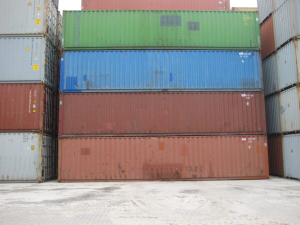 Tweedehands 40ft zeecontainer standaard