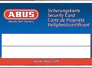 abus veiligheids certificaat voor bijbestellen sleutels