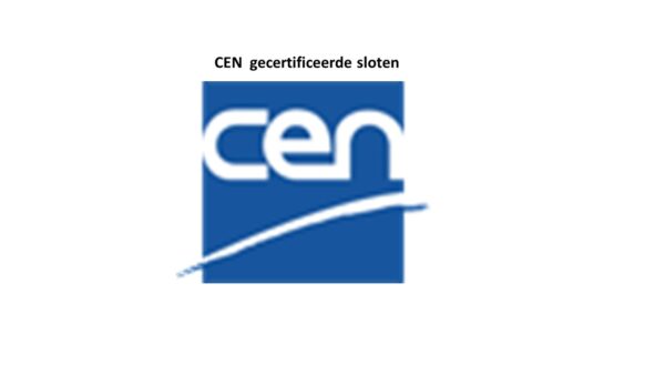 CEN gecertificeerd hangslot – Europese norm EN 12320