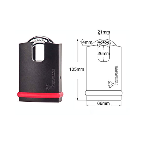 Mul T Lock® hangslot E serie Cad. NE12H - Afbeelding 4