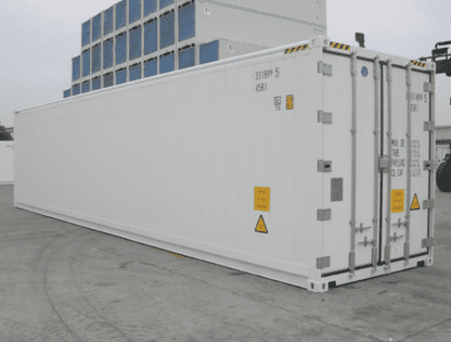 Eerste reis 40ft reefer high cube zeecontainer