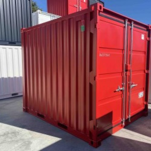 nieuwe 8ft opslagcontainer rood