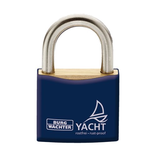 Burg Wächter Atlantic 217F 50 NI, roestvrij en zeewaterbestendig hangslot voor buitengebruik.