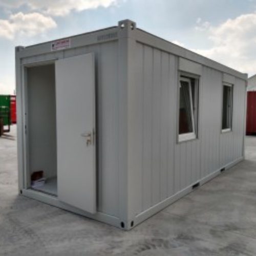 nieuwe witte bureaucontainer 6 x 3 m