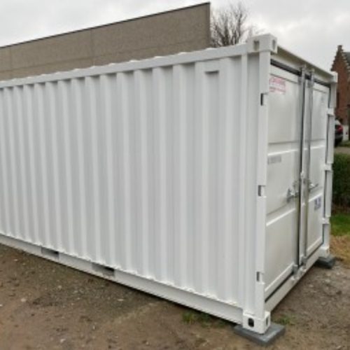 nieuwe 15ft opslagcontainer wit