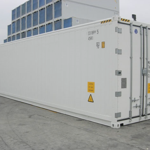 eerste reis 40ft reefer high cube met werkende motor